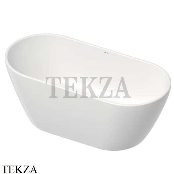 Duravit D-Neo Ванна отдельностоящая 160х75, двумя наклонами, с переливом 700477000000000, акрил, белый глянец