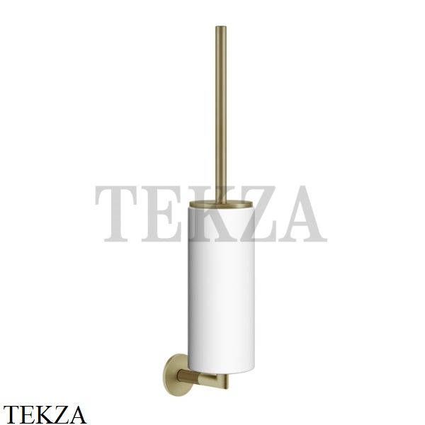 Gessi INGRANAGGIO Туалетный ершик настенный белый 63819-727, Brushed Brass