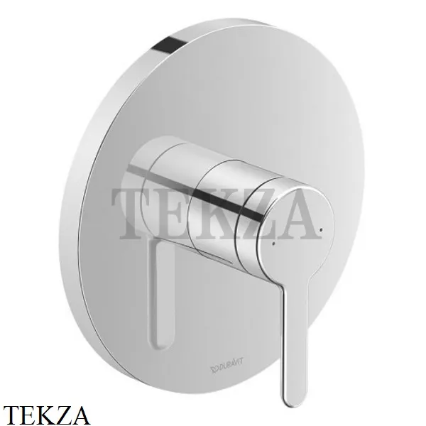 Duravit C.1 Смеситель для душа на 1 поток, внешняя часть C14210010010, хром глянец