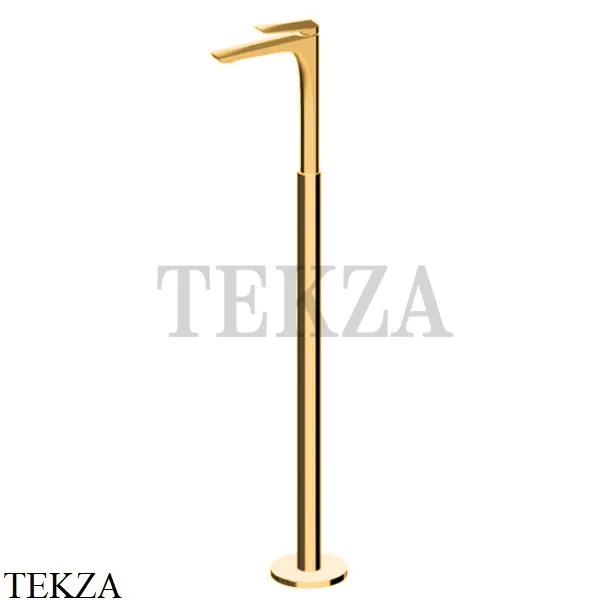 Newform Delta Zero Смеситель напольный для раковины, внешняя часть 72218E.61.020, PVD Glossy Gold