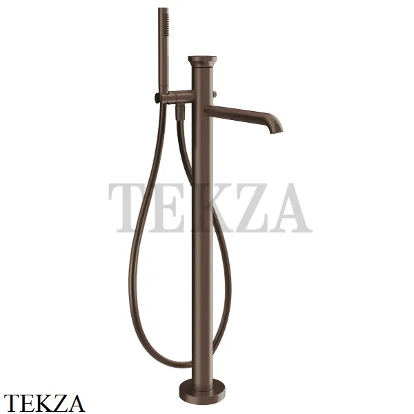 Gessi Origini WARM Смеситель для ванны напольный с гарнитуром 66028-845, Dark Bronze