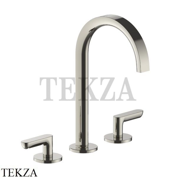 Fantini Icona Deco Смеситель для раковины, без донного клапана 5395R107W, Polished Nickel PVD