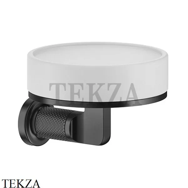 Gessi INCISO accessories Мыльница настенная, композит белый 58501-707, Black Metal Brushed