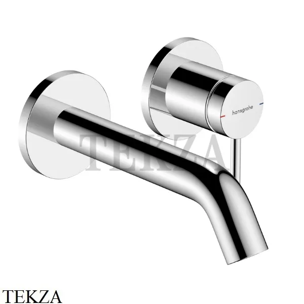 Hansgrohe Tecturis S Смеситель для раковины однорычажный, внешняя часть 73350000, хром глянец