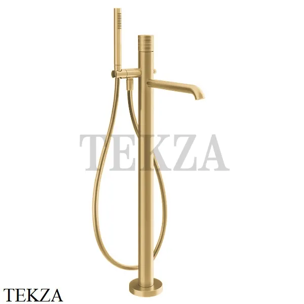 Gessi Habito TRAME Смеситель для ванны напольный, внешняя часть 70328-710, Brass PVD