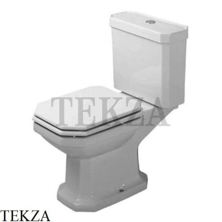 Duravit 1930 Series Унитаз комбинированный 0227010000, сток вертикальный, сиденье микролифт SoftClose, белый глянец