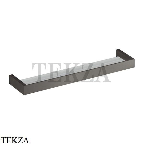 Gessi Rettangolo Полка настенная в душевую зону verex 20945-707, Black Metal Brushed PVD