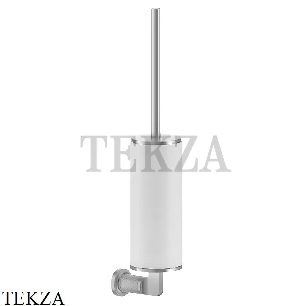 Gessi INCISO accessories Туалетный ершик настенный, белый 58519-031, хром глянец