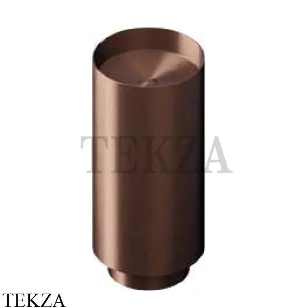 Newform SOLO STEEL Раковина напольная круглая, слив в стену 72302X.59.067, Brushed copper bronze