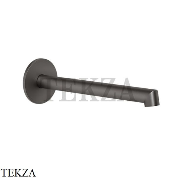 Gessi Ingranaggio-Anello Излив для раковины настенный, длинный 63404-707, Black Metal Brushed