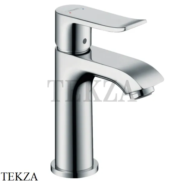 Hansgrohe Metris Смеситель для раковины, без сливного гарнитура 31186000, хром глянец