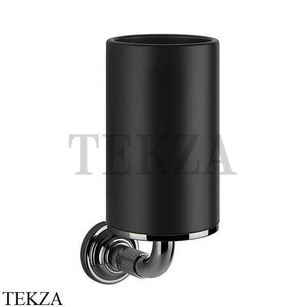 Gessi VENTI20 Стакан настенный черный 65408-707, Black Metal Brushed