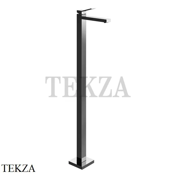 Gessi RETTANGOLO K Смеситель для раковины напольный, внешняя часть 53095-706, Black Metal