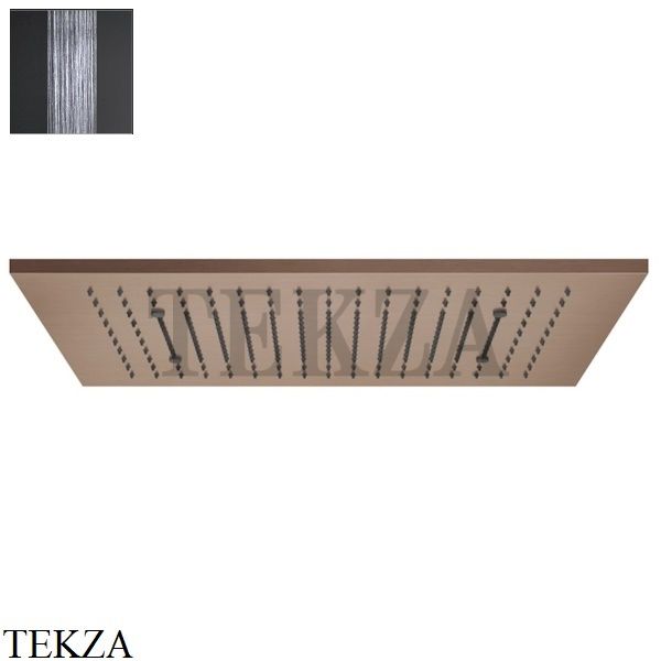 Gessi MINIMALI Накладная душевая панель 500x350, 1 функция 57006-708, Copper Brushed