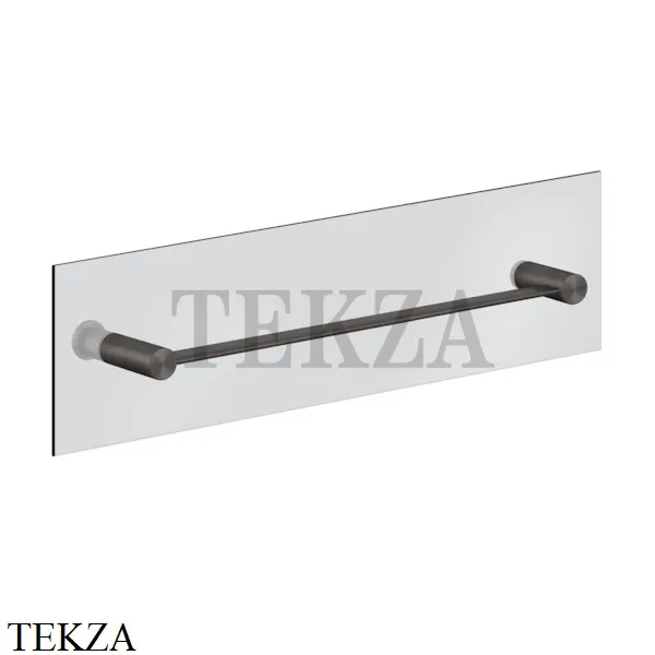 Gessi 316 ACCESSORIES Полотенцедержатель для крепления на стекло, 45 см 54923-707, Black Metal Brushed PVD