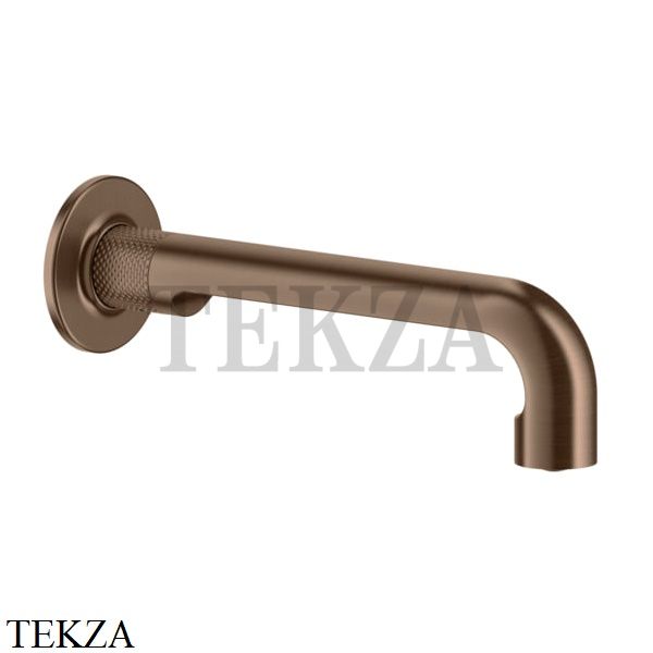 Gessi INCISO Излив для раковины настенный длинный 58101-708, Copper Brushed