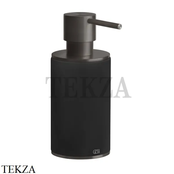 Gessi 316 ACCESSORIES Дозатор для жидкого мыла или лосьона, композит черный 54738-707, Black Metal Brushed