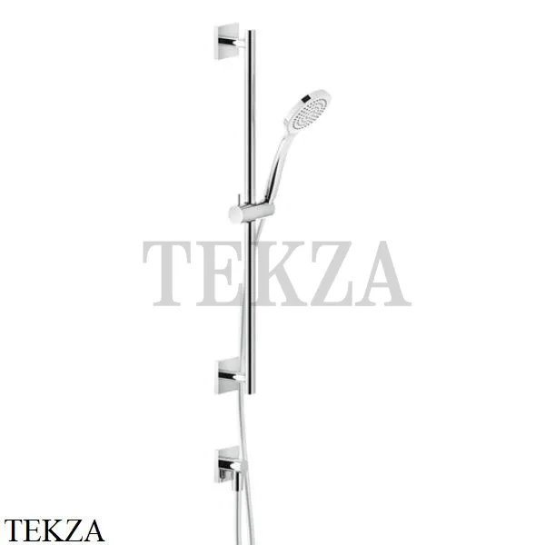 Gessi Emporio Shower Душевая штанга с душевой лейкой 1 режим и выводом 47316-031, хром глянец