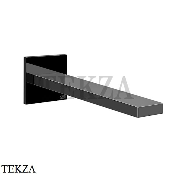 Gessi Inverso RIGATO Излив для раковины на стену 73102-706, Black Metal