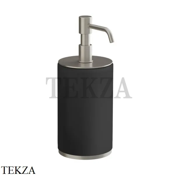 Gessi INCISO accessories Дозатор для жидкого мыла настольный, черный 66438-149, Finox Brushed Nickel