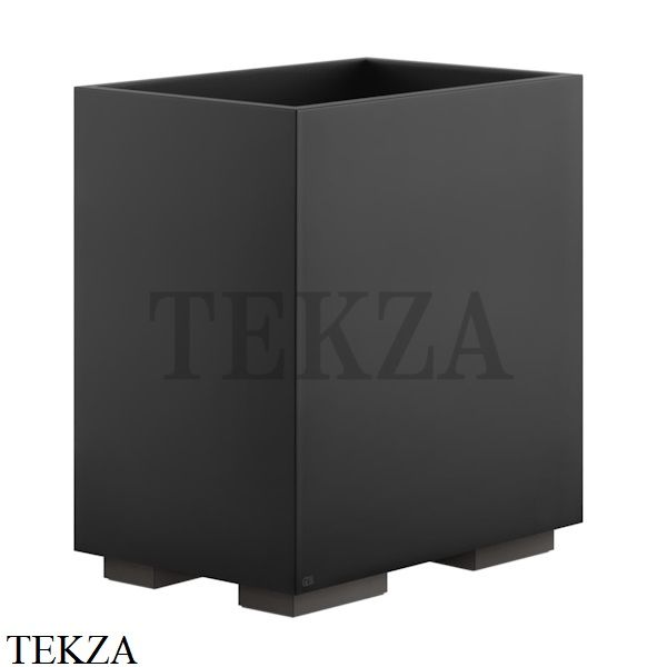 Gessi Rettangolo Ведерко, корзина для мусора, цвет черный 20991-707, Black Metal Brushed PVD