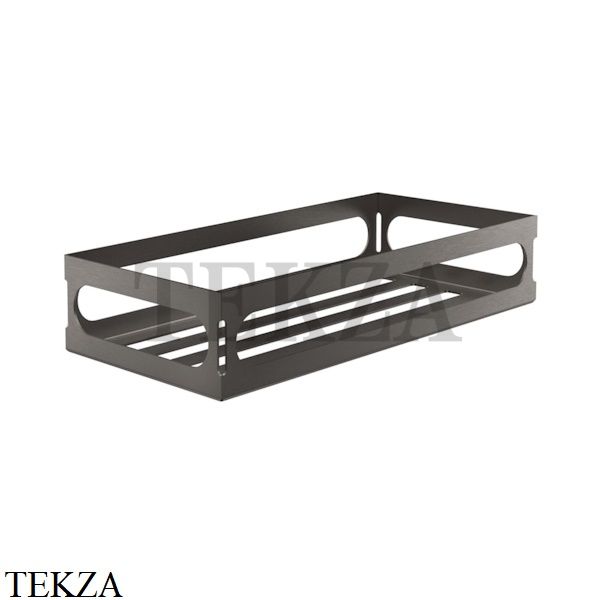 Gessi RILIEVO Полка-решетка в душевую зону 59549-707, Black Metal Brushed