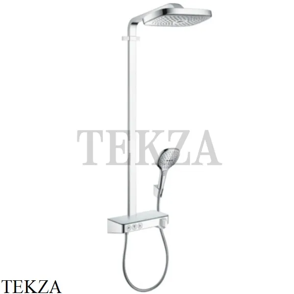 Hansgrohe Raindance Select E Showerpipe 300 3 jet Душевая колонна с термостатом 27127000, хром глянец