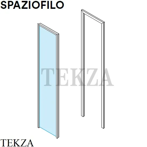 Effegibi SPAZIOFILO 40 Боковое окно для хаммам без порожка HA30020001