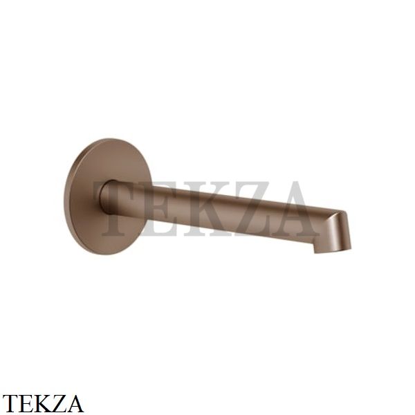 Gessi Ingranaggio-Anello Излив для раковины настенный, средней длины 63403-708, Copper Brushed