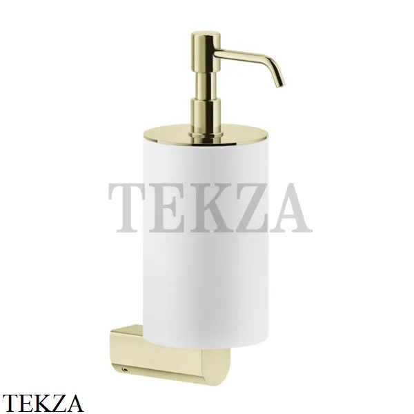 Gessi RILIEVO Дозатор для жидкого мыла, композит белый 59513-710, Brass PVD