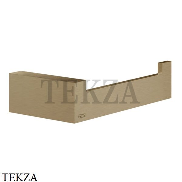 Gessi Rettangolo Держатель туалетной бумаги без крышки 20855-726, Warm Bronze Br.