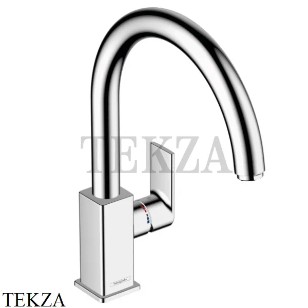 Hansgrohe Vernis Shape Смеситель для кухни поворотный 71871000, хром глянец