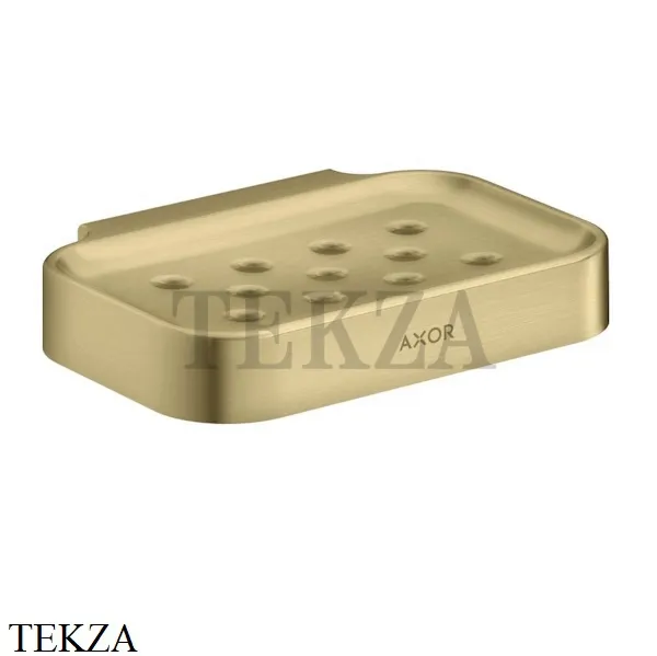 Axor Universal Circular Мыльница настенная прямоугольная 42805950, Brushed brass