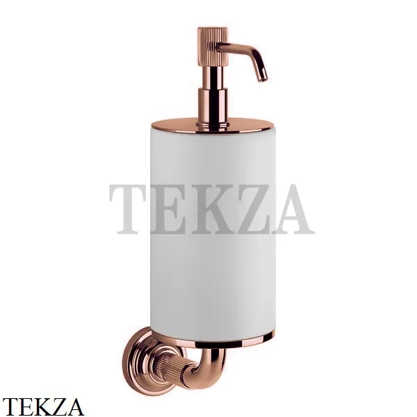 Gessi VENTI20 Дозатор для жидкого мыла настенный белый 65413-708, Copper Brushed