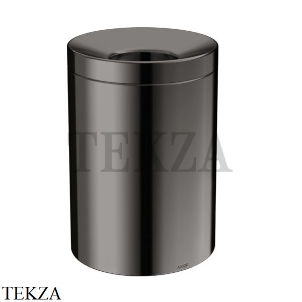 Axor Universal Circular Ведро-корзина для мусора напольное 42872330, Polished Black Chrome