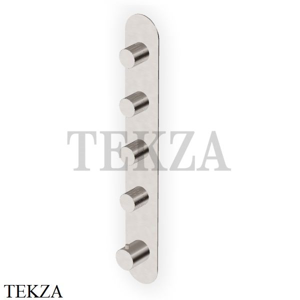 Zucchetti Todd Термостат для душа на 4 потока, внешняя часть ZTD666.C3, brushed nickel