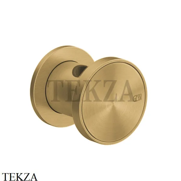 Gessi Origini ACCENT Держатель для душевой лейки фиксированный 66157-727, Brushed Brass