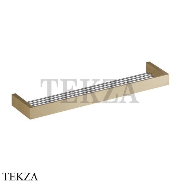 Gessi Rettangolo Решетка-полка в душевую зону 60 см 20949-726, Warm Bronze Br. PVD