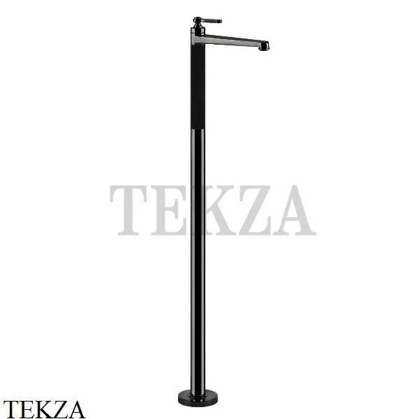 Gessi VENTI20 Смеситель для раковины напольный 65095-707, Black Metal Brushed