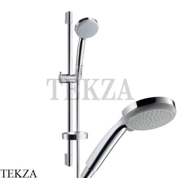 Hansgrohe Croma 100 Vario/Unica'C 4 jet  Душевой набор с мыльницей 27772000, хром глянец