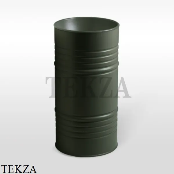 Kerasan Artwork Раковина свободностоящая BARREL, слив в стену, 474311 Verde muschio