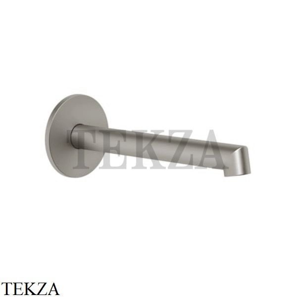 Gessi Ingranaggio-Anello Излив для раковины настенный, средней длины 63403-149, Finox Brushed Nickel