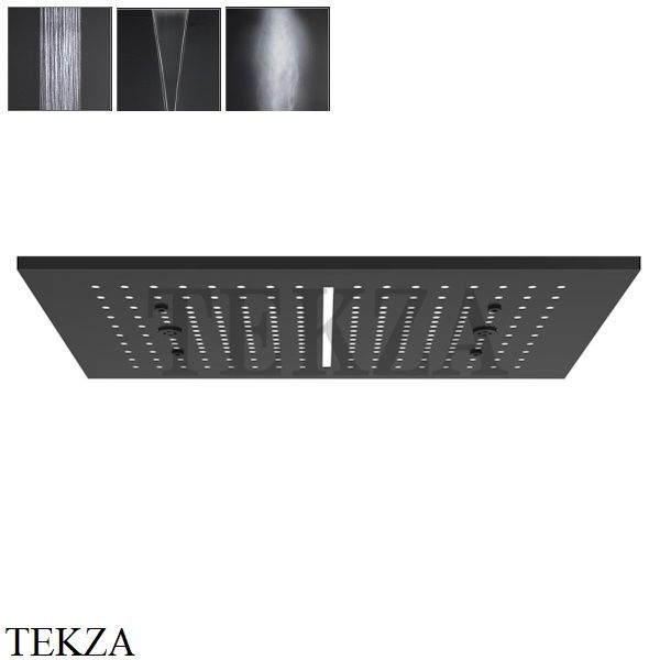 Gessi MINIMALI Накладная душевая панель 500x350, 3 функции 57010-299, Black XL