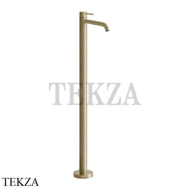 Gessi 316 FLESSA Смеситель для раковины напольный, внешняя часть 54097-727, Brushed Brass