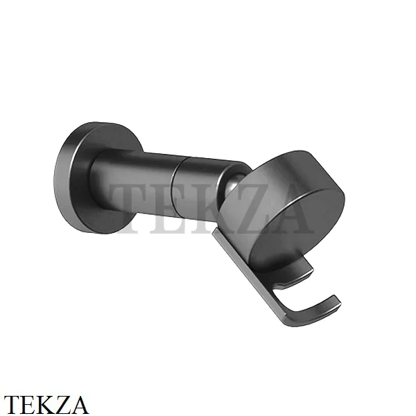 Gessi VENTI20 Держатель для ручного душа поворотный 63057-707, Black Metal Brushed