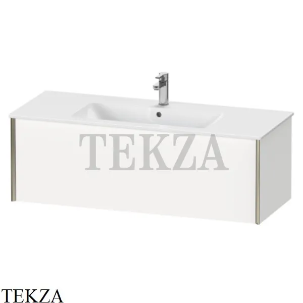 Duravit XViu Тумба подвесная под раковину ME by Starck XV40280B118, 1 выдвижной ящик, белый матовый