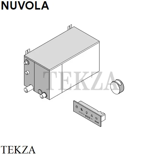 Effegibi NUVOLA 45 Парогенератор HA50510103 с контейнером для эфирных масел