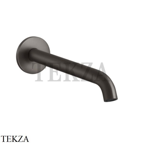 Gessi 316 FLESSA Излив для раковины настенный длинный 54110-707, Black Metal Brushed