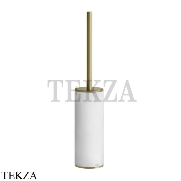 Gessi 316 ACCESSORIES Ёршик напольный, композит белый 54743-727, Brushed Brass