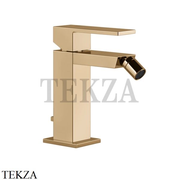 Gessi Rettangolo Смеситель для биде, с донным клапаном 20007-735, Warm Bronze